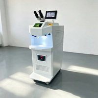 Machine de soudage laser YAG 200W pour bijoux, soudeuse par points pour l'or et l'argent, pour la réparation de bijoux