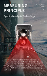 Infrarot Nicht-Invasive Alarmbrücke Deck Schnee- und Eis-Straßenoberflächen-Erkennung Regen-Eis-<span class=keywords><strong>Sensor</strong></span> - Product Image 2