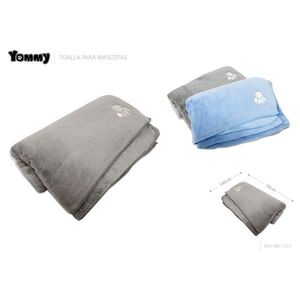 Asciugamano per animali domestici Yommy 140x70cm in pile corallo per cani e gatti - Product Image 1