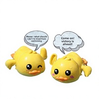 Jouet de bain pour bébé en plastique, petit canard mignon à remonter, 9,5x5,5x5,5 cm, Guangdong Shantou, pour garçons et filles de 0 à 24 mois