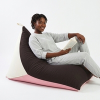 Fauteuil pouf de rangement super doux personnalisé pour adultes, design japonais moderne, adapté à l'extérieur, ensemble de canapés paresseux en tissu