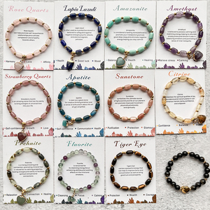 Talisman <span class=keywords><strong>de</strong></span> <span class=keywords><strong>protection</strong></span> améthyste Rose Quartz <span class=keywords><strong>Lapis</strong></span> Fluorite Citrine Bracelet fait main guérison pierres précieuses cristal <span class=keywords><strong>pierre</strong></span> perle Bracelets - Product Image 2