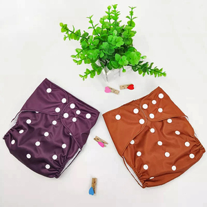 Moderne wieder verwendbare Stoff windel windeln Wasch bare Baby taschen windel mit atmungsaktivem Netznetz AWJ Futter Bauch platte Gedruckte Funktion - Product Image 5