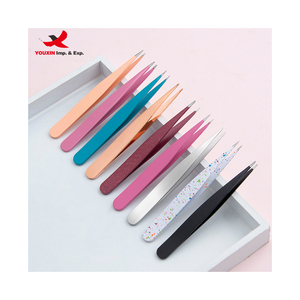 YOUXIN <b>Mixed</b> Procurement Low Price Wholesale Stainless Steel Multi-functional Waterproof Reusable Eyebrow Tweezer Scissors Set - Product Image 4