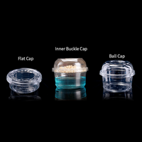Promotie 16Oz 117Mm 650Ml Ronde Vorm Plastic Salade Fruit Groente Noten Deli Container Beker Met Deksel