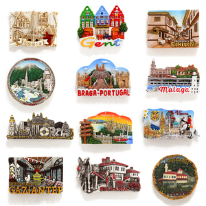 Imán de nevera personalizado, logotipo de resina 3D, recuerdo de viaje, imán de nevera, imán de sublimación, pegatinas magnéticas para nevera - Product Image 6