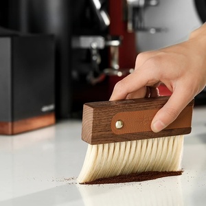 Professional Soft Silicone Bristles Coffee Bar Cleaning <b>Brushes</b> Hand <b>Dusting</b> <b>Brush</b> Accessories for Espresso Grinder Machine - Product Image 1