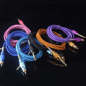 Câble de tatouage Yuanyun en cuivre pur, 6 couleurs, pour connexion d'alimentation de machine à tatouer, outils de maquillage - Product Image 1