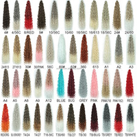 Afro kinky deep twist wave synthétique crotchet tressage hair crochet hair tresses gogo curl passion twist hair water wave