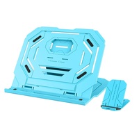 Support pour ordinateur portable réglable portable Accessoires pour PC Support de bureau pliant avec fonction de refroidissement Support pour ordinateur portable