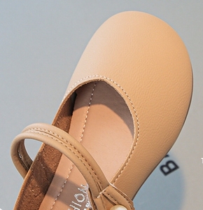 RTS 2024 Autumn New Children's Soft Soled Single <strong>Shoes</strong> for Big Children and Little Girls Pearl Peas <strong>Shoes</strong> Baby Small Leather - Product Image 2