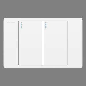 Panel de Distribución de Material para PC con Panel Táctil Ultrafino de 10A y 250V, Interruptor y Enchufe de Pared Blanco Mate, Apto para Hoteles y Hogares - Product Image 2