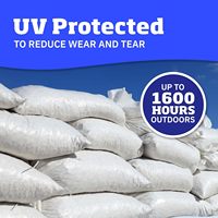 Sac tissé en PP à fond plat résistant aux UV pour engrais, sac d'emballage en polypropylène de 50 kg, vente en gros
