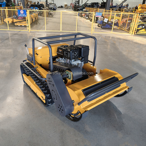 Robot Tosaerba con Motore Diesel da 800mm, Falciatrice a Flagelli Telecomandata per Frutteti, Campi e Prati - Product Image 1