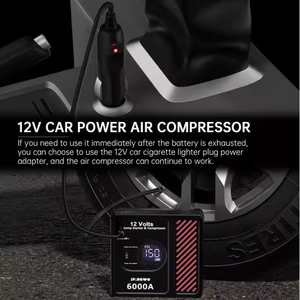 Prix usine Heavy-Duty Multifonction 6000Amp Jump Pack Lumière LED <span class=keywords><strong>Chargeur</strong></span> de batterie de voiture <span class=keywords><strong>Booster</strong></span> Compresseur d'air 2000A 3000A 4000A - Product Image 4