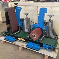 Petite polisseuse plate automatique, retrait d'oxyde métallique de tréfilage d'acier inoxydable