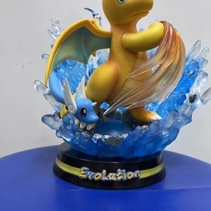 Figurine de collection Pokémon GK Dragonedite <span class=keywords><strong>Dratini</strong></span> Dragonedair Mewtwo Gen2 avec scène d'évolution lumineuse, en boîte, modèle d'exposition, ornement d'anime - Product Image 4
