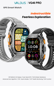 Valdus AMOLED Vòng Màn hình Smartwatch hỗ trợ GPS giấc ngủ theo dõi nhịp tim độ cao áp suất khí quyển vg46 Pro thông minh đồng hồ - Product Image 4