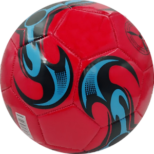 サイズ5 <span class=keywords><strong>PVC</strong></span>サッカーボール、マシンステッチ、接着加工済み、ユース向け屋内外サッカー練習用 - Product Image 1