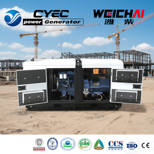 Generadores Silenciosos de Bajo Ruido de 20kW 50kW, 60-75dB 50Hz, 400V/380V/230V, para Uso Comercial y Residencial WP4.1/WP2.3 Como Líder en la Industria - Product Image 2