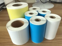 Label Kemasan FBA Perekat Sendiri Gulungan 100x60 80 100 150mm 500pcs Tahan Air Tahan Minyak untuk Label Pengiriman Karton Fulfemlimentasi