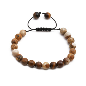 <span class=keywords><strong>Bracelet</strong></span> extensible en pierre naturelle fait main, yoga, méditation, cristal de guérison, <span class=keywords><strong>macramé</strong></span>, bohème, <span class=keywords><strong>bracelet</strong></span> d'amitié - Product Image 4