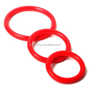 Discrete Verpakking 3 Stks/set Siliconen Haanringen Man Delay Ejaculatie Juguetes Sexuales Penis Ringen - Product Image 2