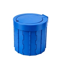 Vente directe d'usine, toilettes pliantes en PP de couleur personnalisée, matériel de plein air, toilettes pliantes