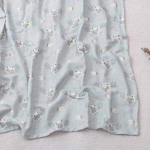 Coperte in mussola di cotone di bambù con stampa digitale-telo da bagno e avvolgente per neonati per comodità e biancheria da letto - Product Image 3