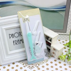 Yuhuan Eyebrow Trimmer <b>Set</b> 3 In 1 Plastic Folding <b>Razor</b> For Beginners With Rounded Tip - Product Image 3
