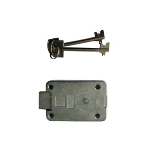 Cerradura mecánica cuadrada <span class=keywords><strong>a</strong></span> <span class=keywords><strong>prueba</strong></span> <span class=keywords><strong>de</strong></span> <span class=keywords><strong>fuego</strong></span>, <span class=keywords><strong>caja</strong></span> <span class=keywords><strong>de</strong></span> seguridad para uso con hoja <span class=keywords><strong>de</strong></span> 12 cm - Product Image 1