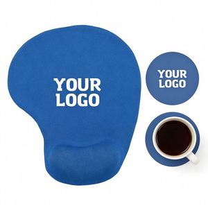 Hot Sale Custom Logo <b>Ergonomic</b> PU Silicone Gel Mousepad Wrist Rest for Promo Business Gift Mouse Pad Wholesale - Product Image 1