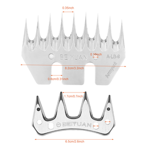 Lama per Tosatrice Elettrica a 9 Denti per Pecore e Capre, Pettine Dritto per Tosatura Lana - Product Image 1