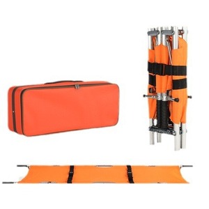 Camilla Plegable Morning Rise de Acero Inoxidable Azul, Carro de Rescate de Emergencia Portátil para Hospital - Product Image 5