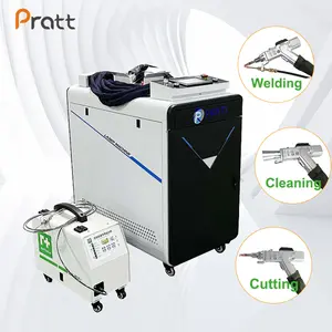 1000w 2000w 3000w Muti-functional Welding Cutting Cleaning Steel Sheet Laser Welding Machine 3 In 1 Laser Cleaner Welder