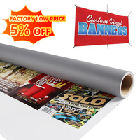 Bannière en vinyle flexible imprimée éco-solvant 440 g/m² 13 oz, bannière publicitaire extérieure frontlit, bannière en vinyle PVC, matériaux d'affiche écologiques