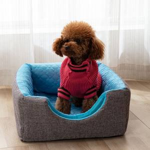 Novedades: Cama para Perros y Gatos 2 en 1, Interior, Sólida, Cuadrada, Clásica, Antideslizante, de Felpa, Plegable - Product Image 2