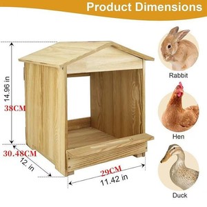 Gallineros de madera, hábitats para aves de corral, casas para pollos de granja, incubadoras de cría, suministros para aves de corral, nidos para gallinas, nidos para puesta de huevos - Product Image 4