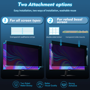 Moniteur à écran large de 27 pouces <span class=keywords><strong>filtre</strong></span> de lumière bleue écran de confidentialité Anti-éblouissement 16:9 rapport d'aspect Protection des yeux - Product Image 4
