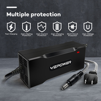 Chargeur de batterie au lithium universel 54,6 V 2 A pour trottinettes électriques KUGOO G2 Pro G1 Soflow SO4 Pro VMAX VX2 Pro/St 48 V XF690 Maxs