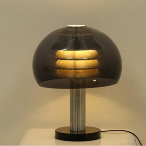 Lampe de table moderne en forme de champignon, lumière LED E27, lampe de bureau pour chambre à coucher, design minimaliste de style nordique - Product Image 2