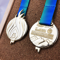 Médaille de Sport TOPWELL la Plus Vendue en Métal Doré, Personnalisée, avec Ruban – Trophées et Plaques Premium Frappés