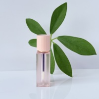 Tube de Rouge à Lèvres Rechargeable de Haute Qualité 2,5 ml Rose avec Logo Estampé à Chaud, Contenant Vide pour Gloss Cosmétique – Vente en Gros