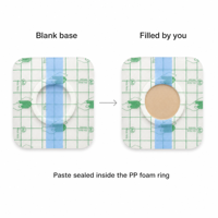 Patch Sanfu en film PU vierge pour application d'herbes, patch omblical imperméable, vente en gros