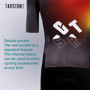 Traje de Ciclismo Personalizable para Hombre, Transpirable, de Una Pieza, Cortavientos, de Manga Corta, para <span class=keywords><strong>Bicicleta</strong></span> - Product Image 5