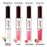 Rouge à lèvres liquide double embout personnalisé avec logo, effet mat peel-off, waterproof, longue tenue, végétalien, marque privée