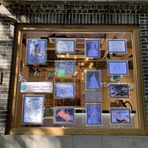 Trong Nhà Trần A3 A4 quảng cáo hộp đèn Acrylic Pha lê cơ quan bất động sản LED hiển thị cửa sổ - Product Image 2