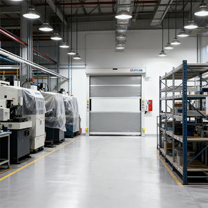 Solution économique de <span class=keywords><strong>porte</strong></span> à roulis rapide en PVC, installation facile, <span class=keywords><strong>rideau</strong></span> roulant rapide pour la cloison et l'<span class=keywords><strong>entrée</strong></span> <span class=keywords><strong>d</strong></span>'entrepôt - Product Image 1