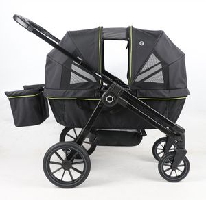Produits pour bébés Vente chaude 2024 <span class=keywords><strong>Poussette</strong></span> pour jumeaux polyvalente et portable avec deux sièges - Product Image 6