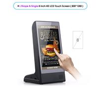 FYD898 Layar Display Iklan Pemutar Papan Nama Digital Meja Restoran Power Bank Sistem Panggilan Pesanan Android 8 Inci